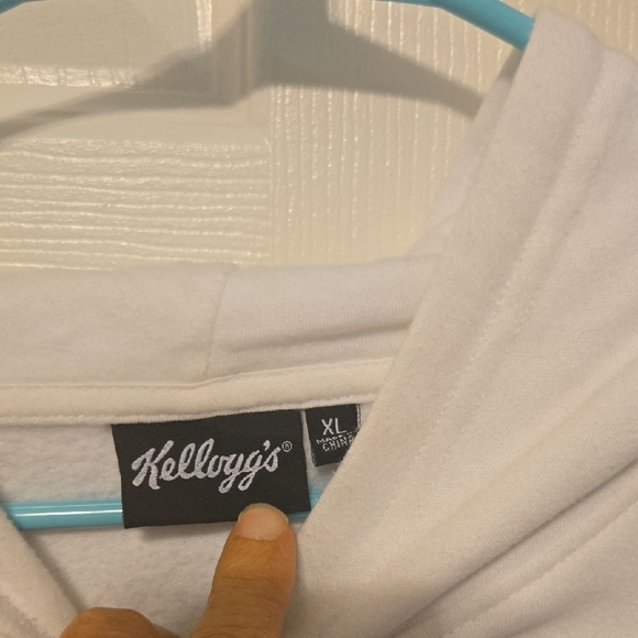 White Pop Tarts Logo Hoodie Sweatshirt - Picture 4 of 5